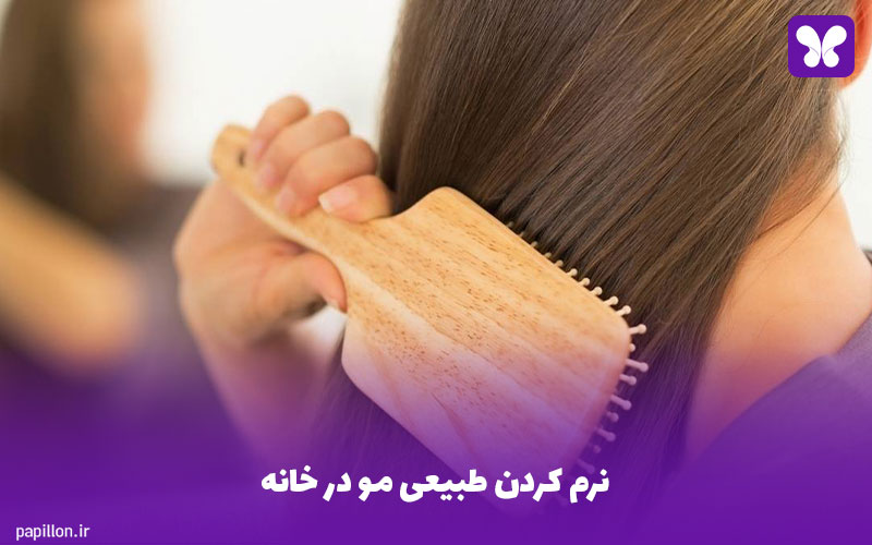 نرم کردن طبیعی مو در خانه