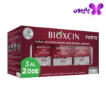 شامپو ضد ریزش گیاهی بیوکسین مدل فورت 300 میل بسته 3 عددی