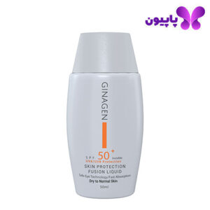ضد آفتاب بی رنگ فیوژن واتر +SPF50 پوست نرمال و خشک ژیناژن