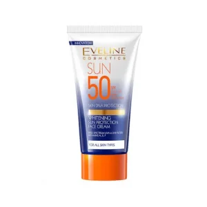 کرم ضد آفتاب بی رنگ روشن کننده با SPF50 اولاین 50 میل