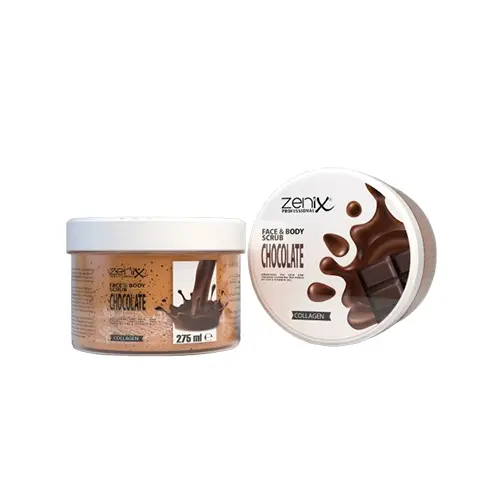 Zenix Face Body Scrub Chocolate 275 ml اسكراب صورت و بدن شكلاتی زنيكس 275 ميل - Image 1