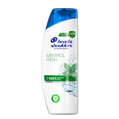 Head & Shoulders Mint Anti-Dandruff Shampoo for Oily Hair 300 شامپو ضد شوره موهاي چرب نعنا هد اند شولدرز 330 ميل - Image 1