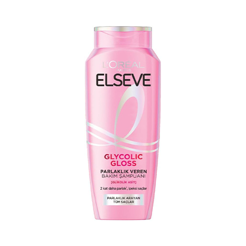 Loreal Paris Elseve Glycolic Gloss Parlaklık Veren Bakım Şampuanı 300ML شامپو براق كننده glycolic gloss گليكوليك اسيد لورآل 300 ميل - Image 1