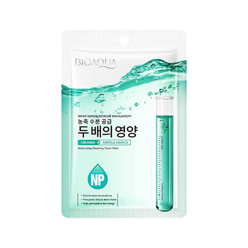 BIOAQUA Moisturising Repairing Facial Mask 25g ماسك ورقه ای سراميد و سنتلا بيوآكوا 25 ميل كد BQY33734 - Image 1