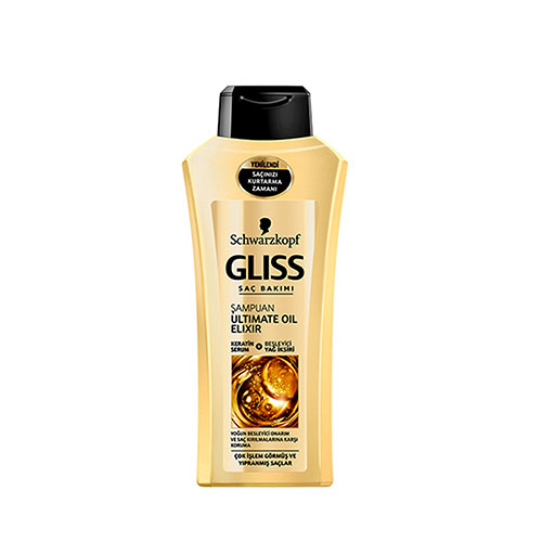 gliss-sac-bakim-ultimate-oil-elixir-shampoo شامپو تغذیه کننده موهای خشک گلیس - Image 1