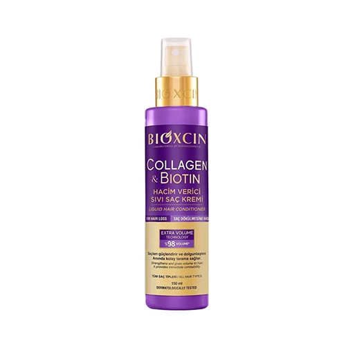 Bioxcin Collagen & Biotin Hacim Verici Sıvı Saç Kremi 200 ml اسپری حجم دهنده و ضد ريزش كلاژن و بيوتين بيوكسين 200 ميل - Image 1