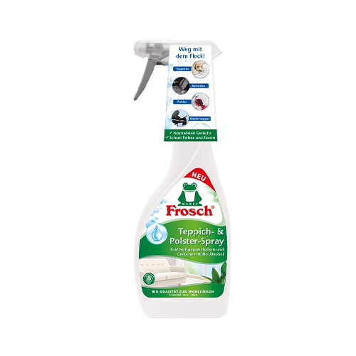 Frosch Teppich & Polster Spray 500Ml اسپری لكه بر فرش و مبل FROSCH فروش 500 ميل - Image 1