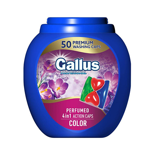 Gallus Professional Perfumed 4in1 Color كپسول لباسشويی معطر مخصوص لباس های رنگی گالوس 50 عددی - Image 1