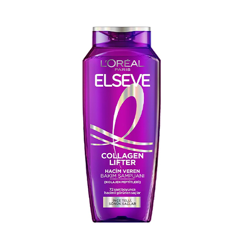 L'Oréal Elseve Collagen Lifter Volumizing Shampoo 300ml شامپو حجم دهنده موهای نازك COLLAGEN LIFTER لورآل 300 ميل - Image 1