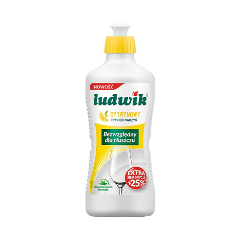 Ludwik Dishwashing Liquid Lemon 1040 g مايع ظرفشويی لودويک 1040 گرمی با رايحه ليمو - Image 1