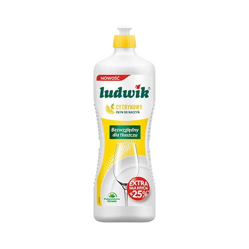 Ludwik Dishwashing Liquid Lemon 1350 g مايع ظرفشويی لودويک 1350 گرمی با رايحه ليمو - Image 1