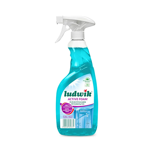Ludwik Floral Violet Active Foam 600Ml فوم پاک كننده سطوح حمام با رايحه FLORAL VIOLET لودويک 600 ميل - Image 1