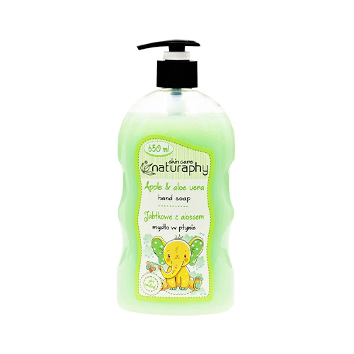 Natuaphy Apple & Aloe Vera Hair & Body Wash 1000 ml شامپو سر و بدن كودک سيب و آلوئه ورا naturaphy حجم 1000 ميل - Image 1