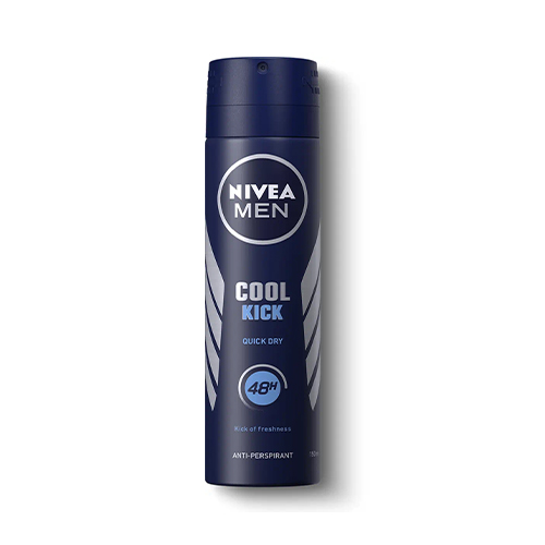 Nivea Cool Kick Deodorant Spray for Men 150ml اسپری دئودورانت 48 ساعته مردانه COOL KICK نيوآ 150 ميل - Image 1