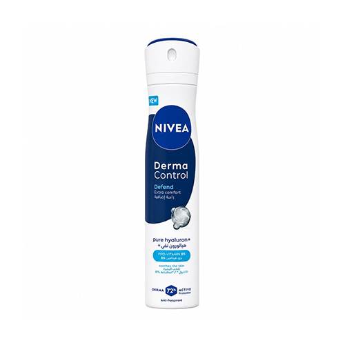Nivea Derma Control Deodorant Spray 150 Ml اسپری ضد تعريق 72 ساعته زنانه DERMA CONTROL نيوآ 150 ميل - Image 1