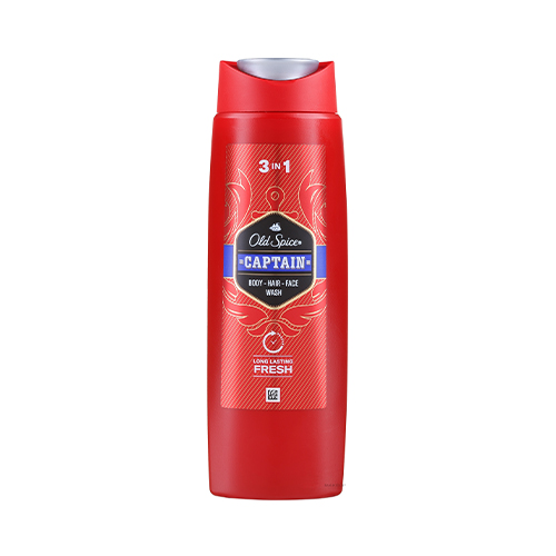 Old Spice Captain 3in1 Body Wash 400ml شامپو سرو صورت و بدن Captain اولد اسپايس 400 ميل - Image 1