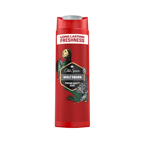 Old Spice Wolfthorn 3-in-1 Shower Gel 400 ml شامپو سرو صورت و بدن WOLFTHORN اولد اسپايس 400 ميل - Image 1