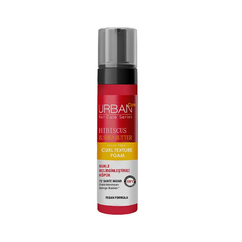 Urban Care Hibiscus Elektriklenme Karşıtı Köpük 200 ml فوم حالت دهنده و ضد وز موهای فر اربن كر 200 ميل - Image 1