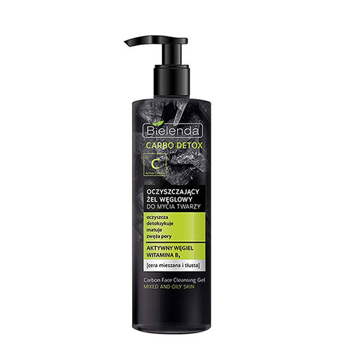 bielenda-carbon-face-cleansing-gel ژل شستشوی صورت زغالی بی یلندا - Image 1