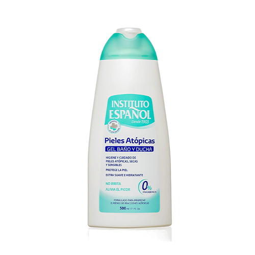 Instituto Español Gel De Baño Y Ducha Pieles Atópicas 500ml ژل دوش ملايم و محافظت كننده پوست های حساس مستعد اگزما Atopic Skin اسپانول 500 ميل - Image 1