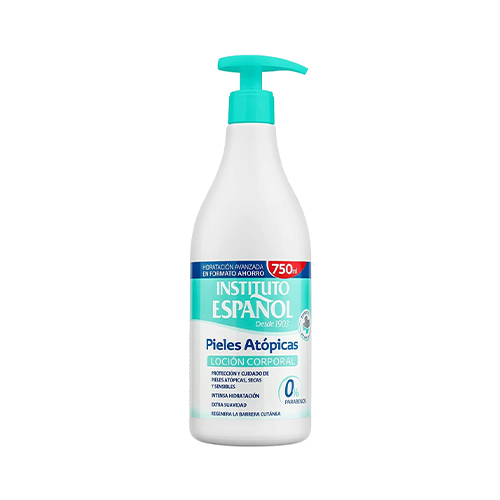 Instituto Español Pieles Atopica Loción Corporal 750 ml لوسيون بدن محافظ ، مغذی ، ترميم كننده سد دفاعی و ضد خارش Atopic Skin اسپانول 750 ميل - Image 1
