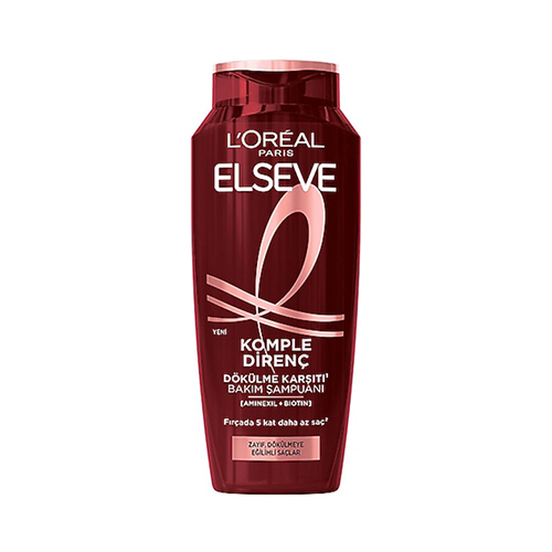 Loreal Paris Elseve Komple Direnç Şampuan 500 ml شامپو ضد ريزش آمينكسيل و بيوتين لورآل 500 ميل - Image 1
