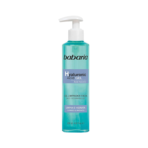 Babaria Hyaluronic Acid Face Cleansing Gel 200Ml ژل شستشوی صورت رطوبت رسان هيالورونيك اسيد باباريا 200 ميل - Image 1