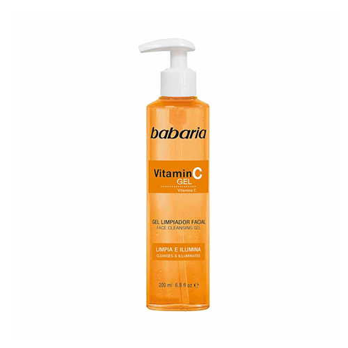 Babaria Vit C Face Cleansing Gel 200ML ژل شستشوی صورت روشن كننده ويتامين C باباريا 200 ميل - Image 1