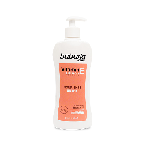 Babaria Vitamin E Body Lotion 400Ml لوسيون بدن مغذی ويتامين E باباريا 400 ميل - Image 1