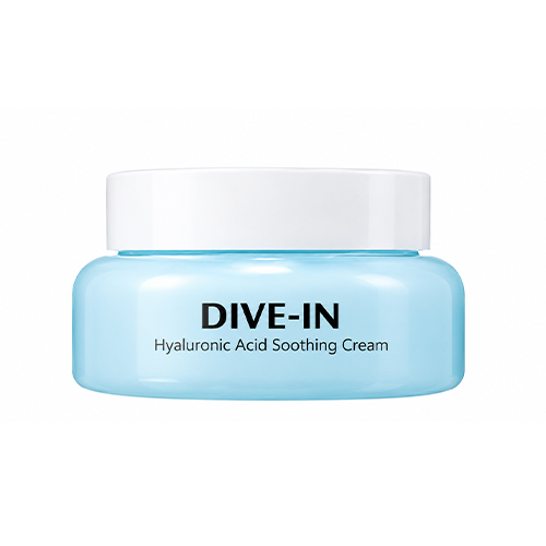 Torriden Dive-In Soothing Cream 100ml كرم آبرسان و تسكين دهنده هيالورونيك اسيد ريزمولكول DIVE IN توريدن 100 ميل - تصویر 1