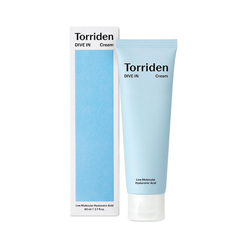 Torriden Dive‑In Low Molecular Hyaluronic Acid Cream 80Ml كرم آبرسان هيالورونيك اسيد ريزمولكول DIVE IN توريدن 80 ميل - تصویر 1