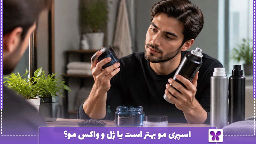 اسپری مو بهتر است یا ژل و واکس مو؟