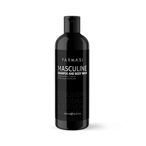Farmasi Masculine Shampooing et Gel Douche 360 Ml شامپو سر و بدن آقايان MASCULINE فارماسی 360 ميل - تصویر 1