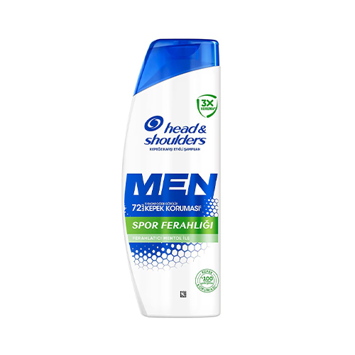 Head & Shoulders Men Sport Fresh Menthol Shampoo 330 ml شامپو ضد شوره نعنا SPOR FERAHLIGI مردانه MEN هد اند شولدرز 330 ميل - تصویر 1