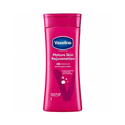 Vaseline Mature Skin rejuvenation 400ml لوسيون بدن سفت كننده و جوانساز Mature Skin Rejuvenetion وازلين 400 ميل - تصویر 1